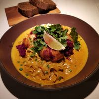 Battered califlower at Vegan Restoran V in Tallinn