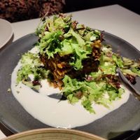 Lasagne at Vegan Restoran V in Tallinn