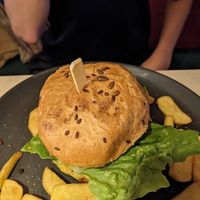 Burgers for the kids :) at Vegan Restoran V in Tallinn