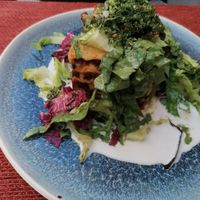 Lasagna at Vegan Restoran V in Tallinn