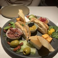 Starter platter for two  at Vegan Restoran V in Tallinn