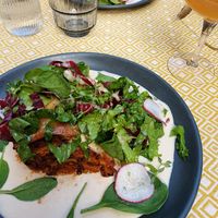 Lasagna at Vegan Restoran V in Tallinn