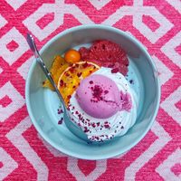 Pavlova at Vegan Restoran V in Tallinn