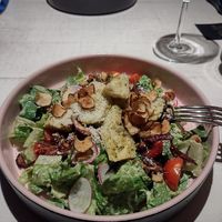 Caesar salad at Vegan Restoran V in Tallinn