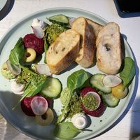 Mixed dips  at Vegan Restoran V in Tallinn