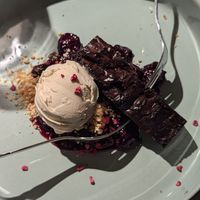 Brownie at Vegan Restoran V in Tallinn