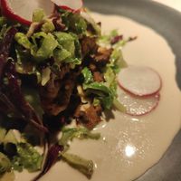 Lentil lasagna at Vegan Restoran V in Tallinn