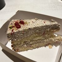 Gingerbread cake  at Vegan Restoran V in Tallinn