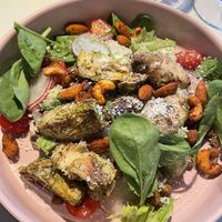 Caesar salad  at Vegan Restoran V in Tallinn