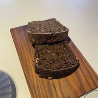 Estonian bread  at Vegan Restoran V in Tallinn