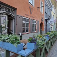 In the middle of the old town. at Vegan Restoran V in Tallinn