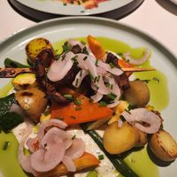 Soy skewers at Vegan Restoran V in Tallinn