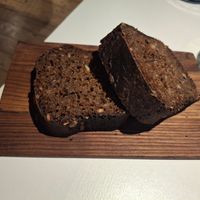September 2025 - Estonian bread (provided free of charge) at Vegan Restoran V in Tallinn
