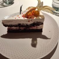 September 2025 - Black forest style chocolate cake at Vegan Restoran V in Tallinn