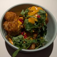 Deep Fried Cauliflower at Vegan Restoran V in Tallinn