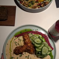 Chickenless filet at Vegan Restoran V in Tallinn