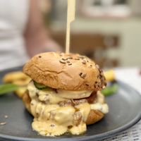 Burger  at Vegan Restoran V in Tallinn