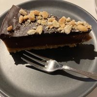 Banana nut cake  at Vegan Restoran V in Tallinn