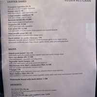   at Vegan Restoran V in Tallinn