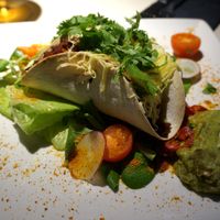 Seitan taco at Vegan Restoran V in Tallinn