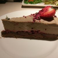Cake (not raw) so fucking delicious  at Vegan Restoran V in Tallinn