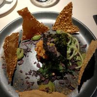 Seafood plate at Vegan Restoran V in Tallinn