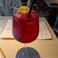 house-made iced tea at Vegan Restoran V in Tallinn