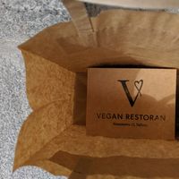 Takeaway dessert! at Vegan Restoran V in Tallinn