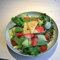 Halloumi salad  at Vegan Restoran V in Tallinn