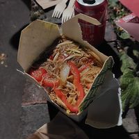 Vegan Chow Mein at Zing Zing in England