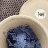 pOd "Marzablu": Marzipan with Butterfly Pea Flowers. at pOd in Turin