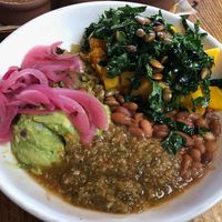 Calabaza y Kale Bowl (vegan - just ask for no crema) at doña in Oakland
