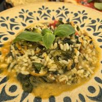 Vegetable risotto (huge) at La Bocca in Hvar