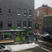 Outside at Flipburger - Argyle in Halifax