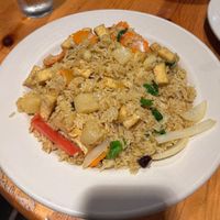 pineapple fried rice(no egg) with tofu   at Andaman Thai Restaurant in Denton
