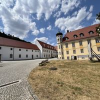 Planstetten Monastery with organic farming  at Klosterschenke Plankstetten in Beilngries