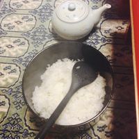 Rice and tea  at Ekoin in Koya