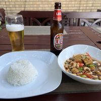 Deep fried tofu with vegetables.  at Thai Time  in Lomma