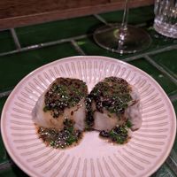 Mushroom dumplings XO sauce at HUMBUG in Newcastle