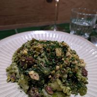 Pistachio pesto malfadine pasta at HUMBUG in Newcastle