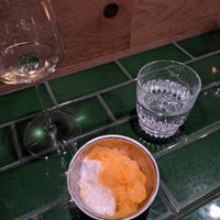 Coconut Panna cotta mandarin pangratto at HUMBUG in Newcastle