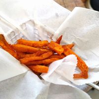 Sweet potatoe fries at Carrot Express - South Beach in Miami Beach