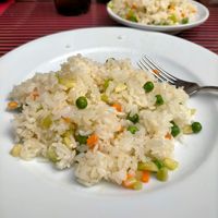 Riz aux légumes végane at Tast i mes Natural in Barcelona
