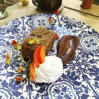 Carrot cake  at Temple Natura in Mallorca
