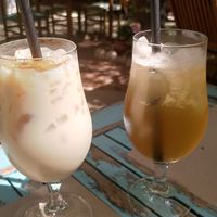 Chai latte at Temple Natura in Mallorca