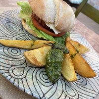Beyond burger  at Temple Natura in Mallorca