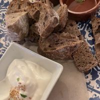 Pan con aioli at Temple Natura in Mallorca
