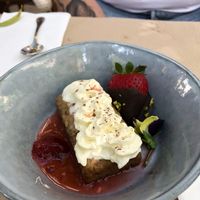 carrot cake  at Temple Natura in Mallorca