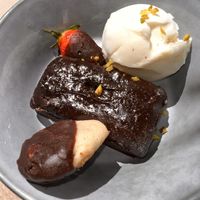 Cocoa & Avocado Brownie  at Temple Natura in Mallorca