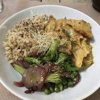 Dish of day  at Temple Natura in Mallorca